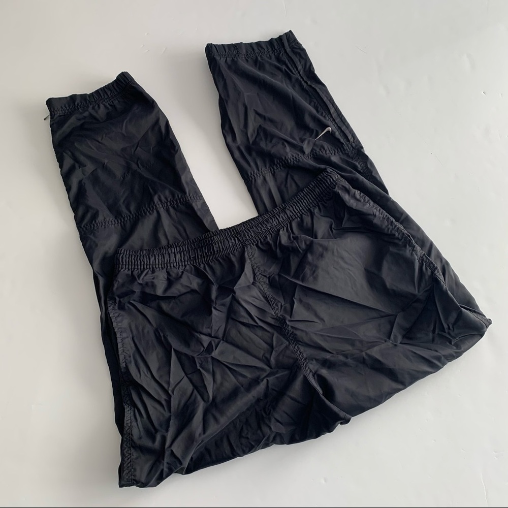VINTAGE 90s NIKE AIR SWOOSH EMBROIDERED LOGO ATHLETIC WINDBREAKER PANTS
